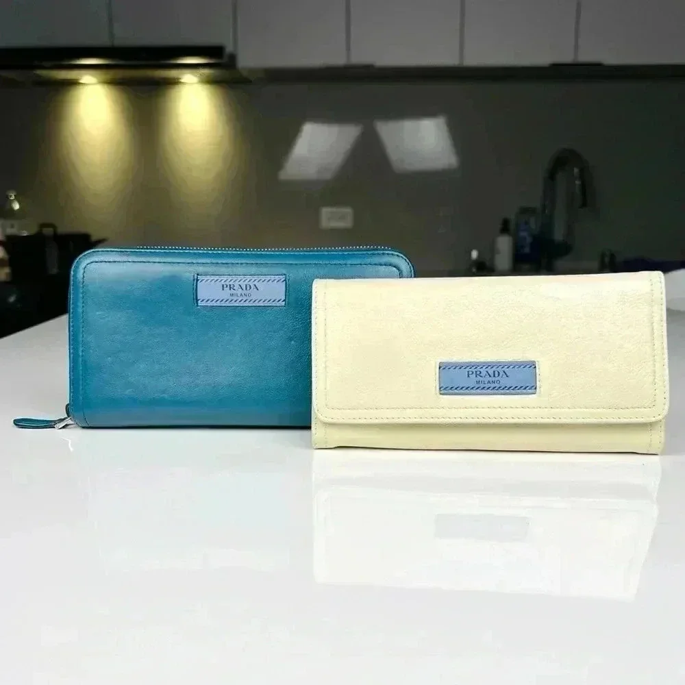 Prada Vanilla Leather Etiquette Continental Wallet - Picture 10 of 10